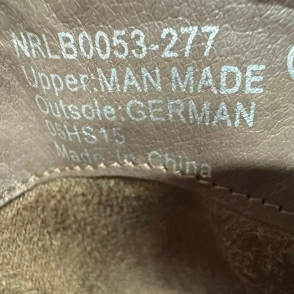 Not Rated Brown western-style ankle boots with embellished straps. Size 8 - Picture 8 of 9